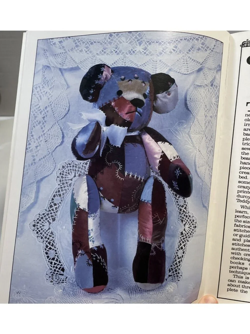 Making Bears Nancy Southerland Holmes 1983 Teddy Bear Pattern Book - EUC (Read)